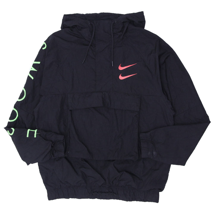 Mens Nike Embroidered Quarter Zip Windbreaker Pullover