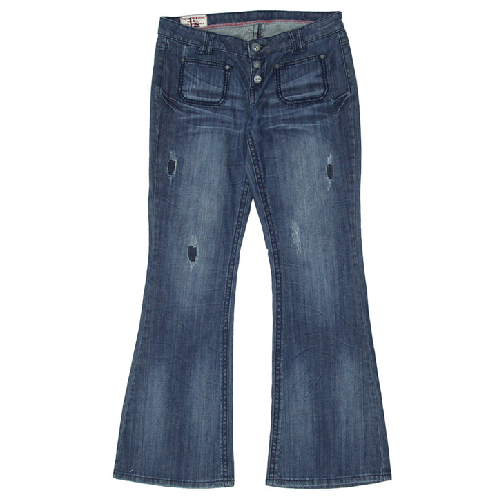 Y2K 1st Kiss Super Flare Jeans