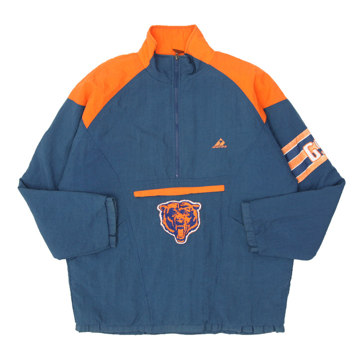 Vintage Apex One NFL 1/2 Zip Quilted Jacket