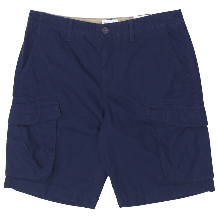 Mens Timberland Relaxed Fit Ripstop Cargo Shorts Navy