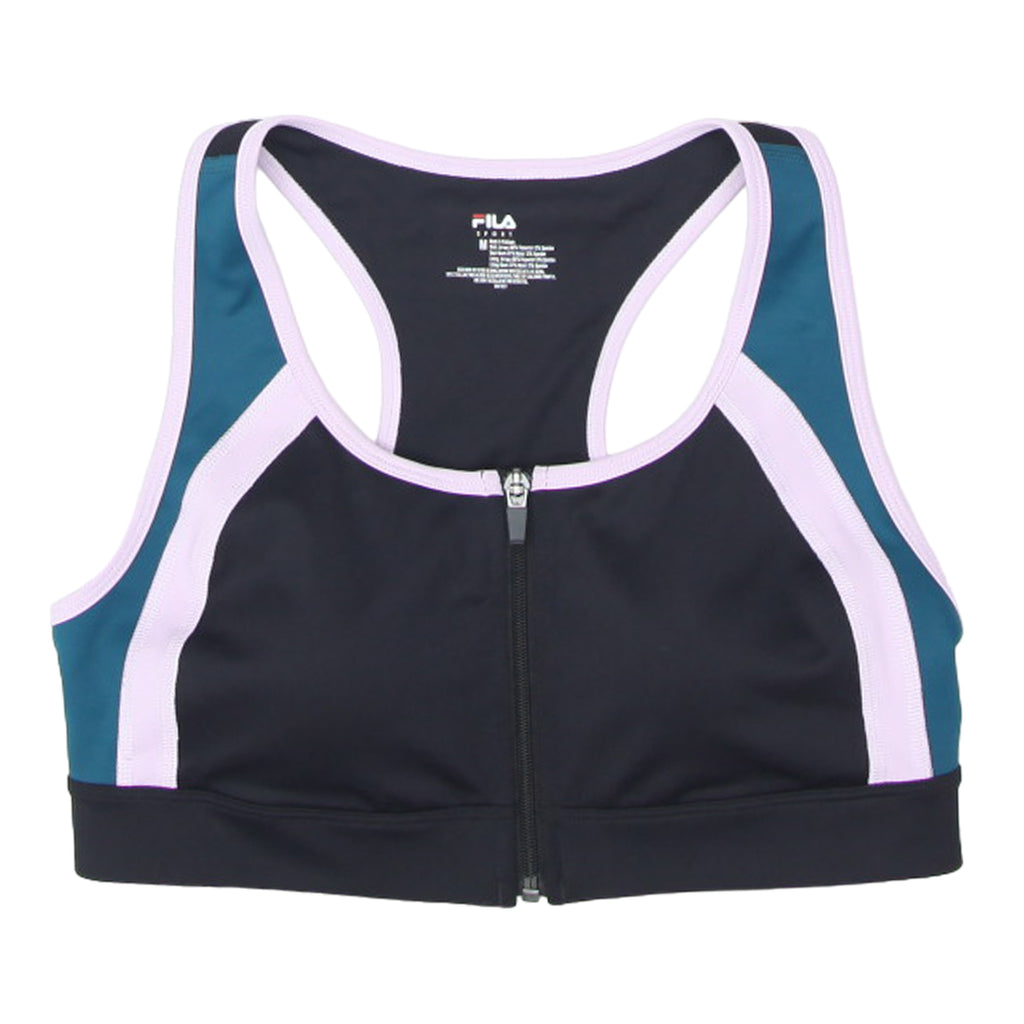 Ladies FILA Sports Front Zip Racerback Sports Bra