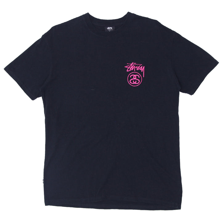 Mens Stussy Black T-Shirt