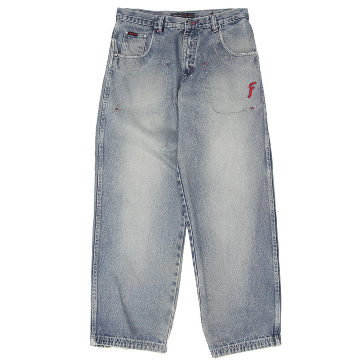 Mens Y2K Fubu The Collection Straight Jeans