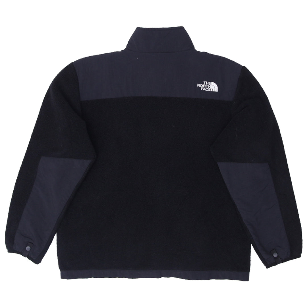 Boys Youth The North Face Full Zip Black Fleece Denali Jacket