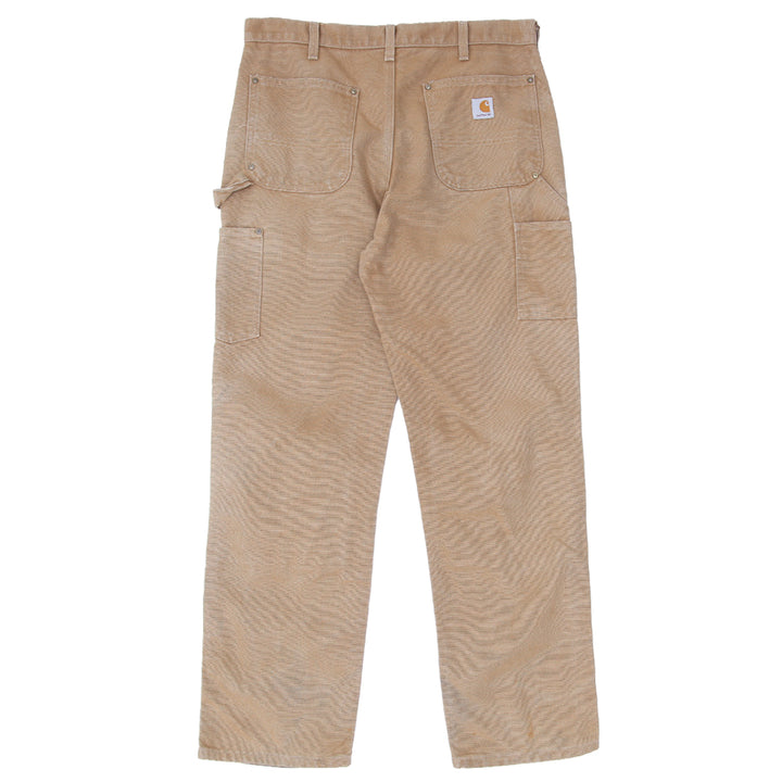 Mens Carhartt B01 BRN Dungaree Fit Double Knee Carpenter Work Pants