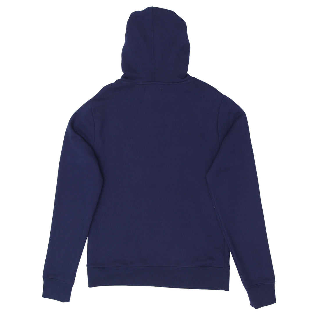 Mens Champion Spell Out Pullover Hoodie Navy Blue