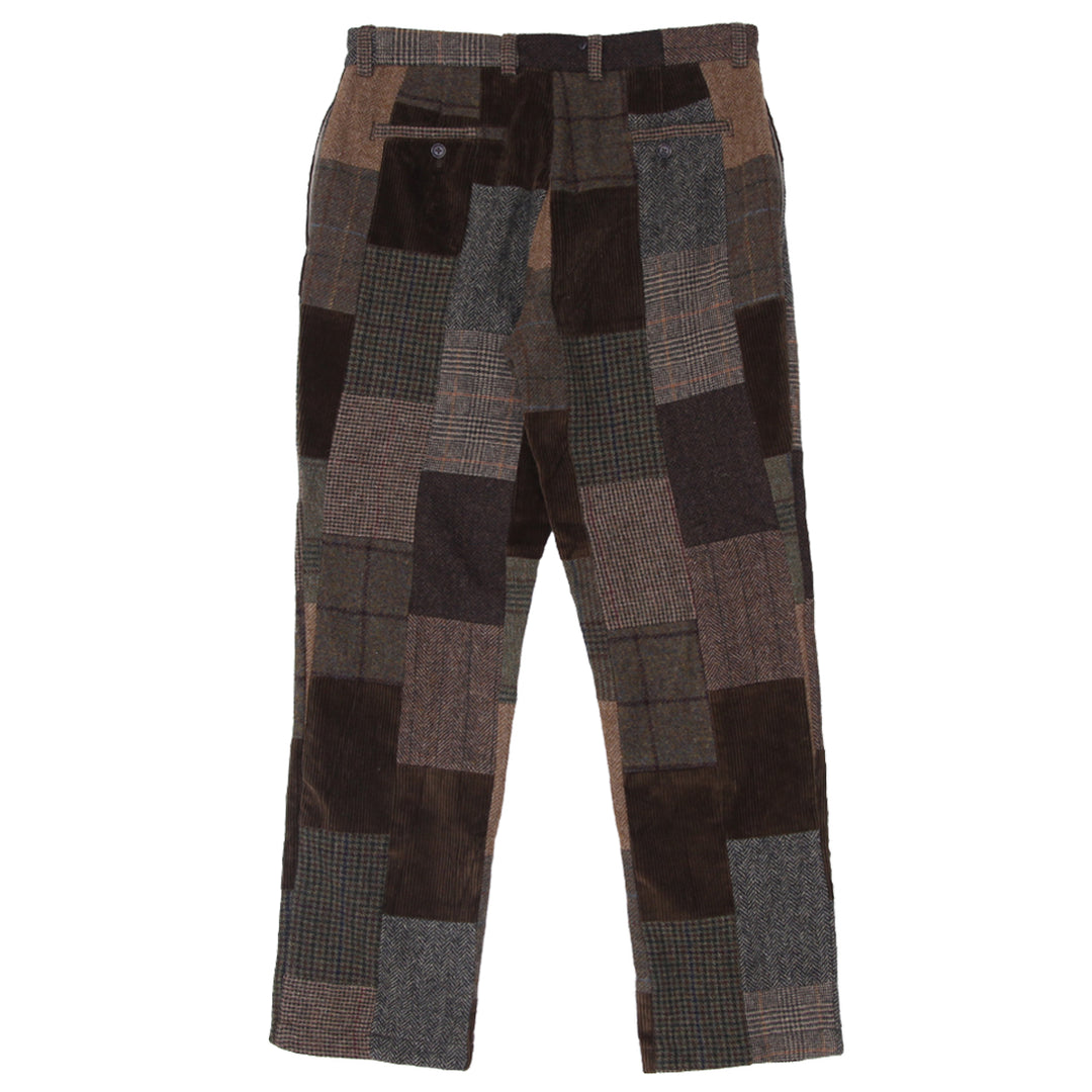 Mens J.Crew Woolen & Corduroy Patched Pants