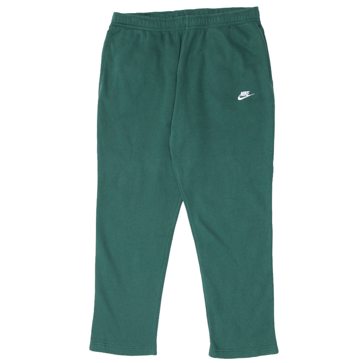 Mens Nike Embroidered Fleece Sweatpants Green