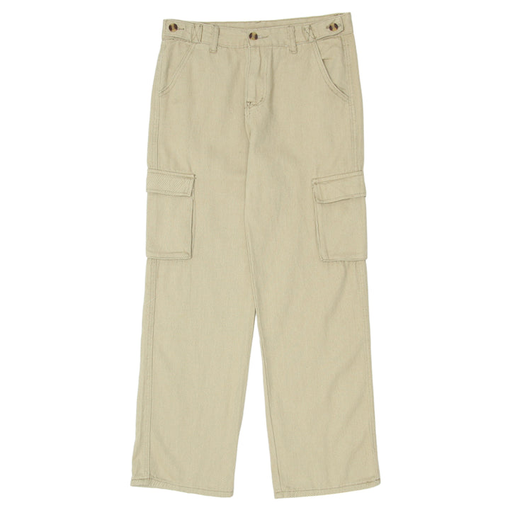 Ladies Brown Cargo Pants