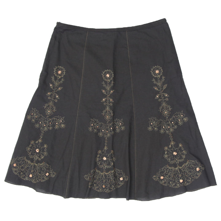 Y2K Liz Claiborne Embroidered Skirt