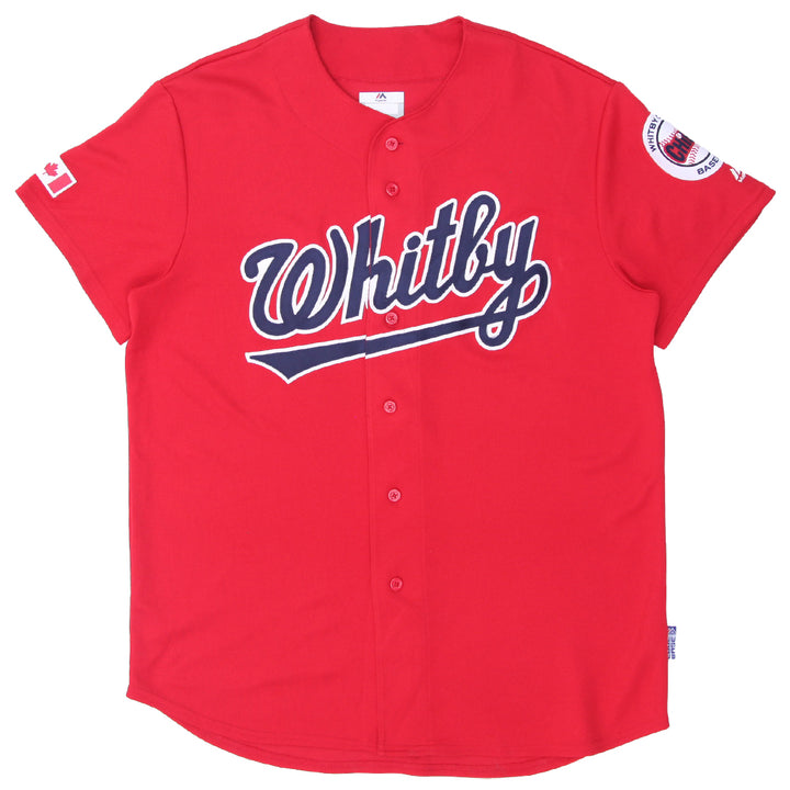 Mens Majestic Whitby Chiefs Baseball Jersey