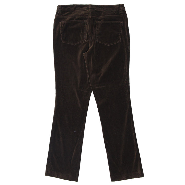 Ladies Ralph Lauren Brown Velour Pants