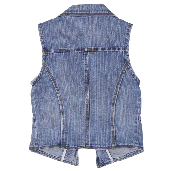 Y2K Sleeveless Denim Vest