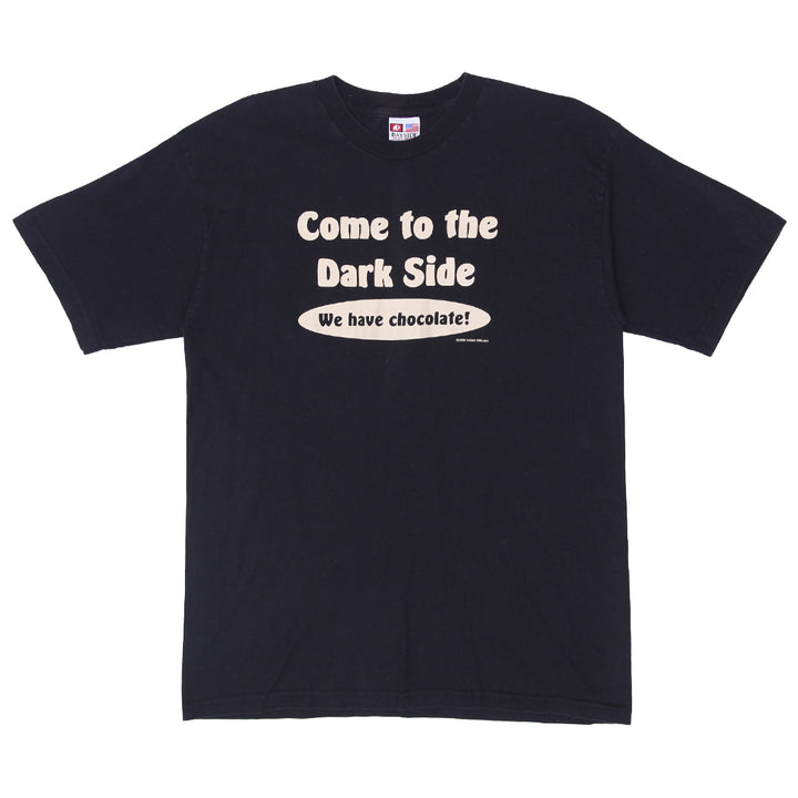 Mens Bayside Come To The Dark Side We Have Chocolate T-Shirt