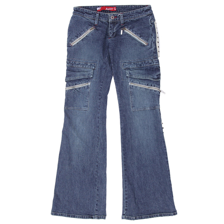 Y2K Karv Low Rise Cargo Jeans