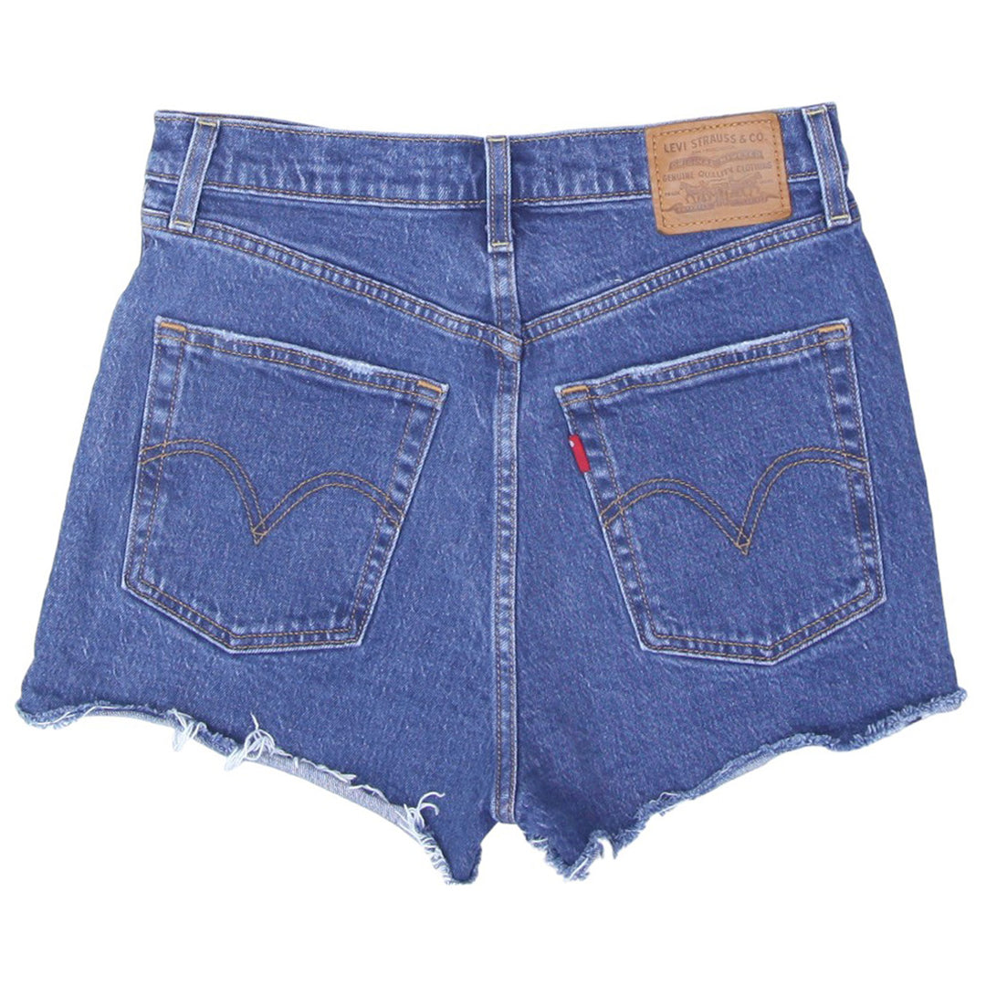 Ladies Levi Strauss Ribcage Button Fly Denim Shorts