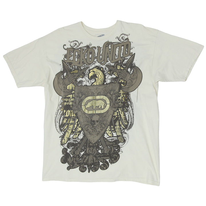 Mens Y2K Ecko Unltd. Skull Graphic T-Shirt