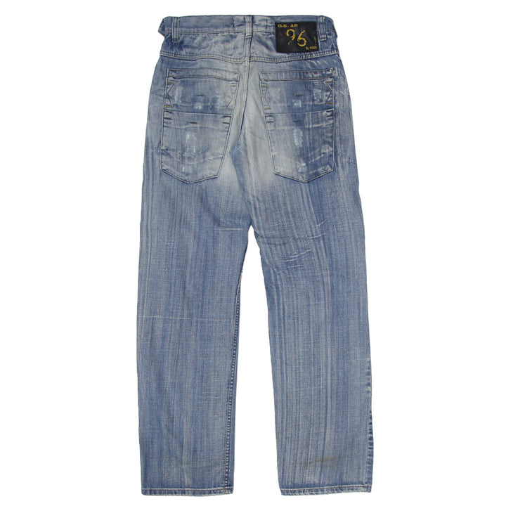 Mens Y2K G-Star Fly Button Straight Jeans