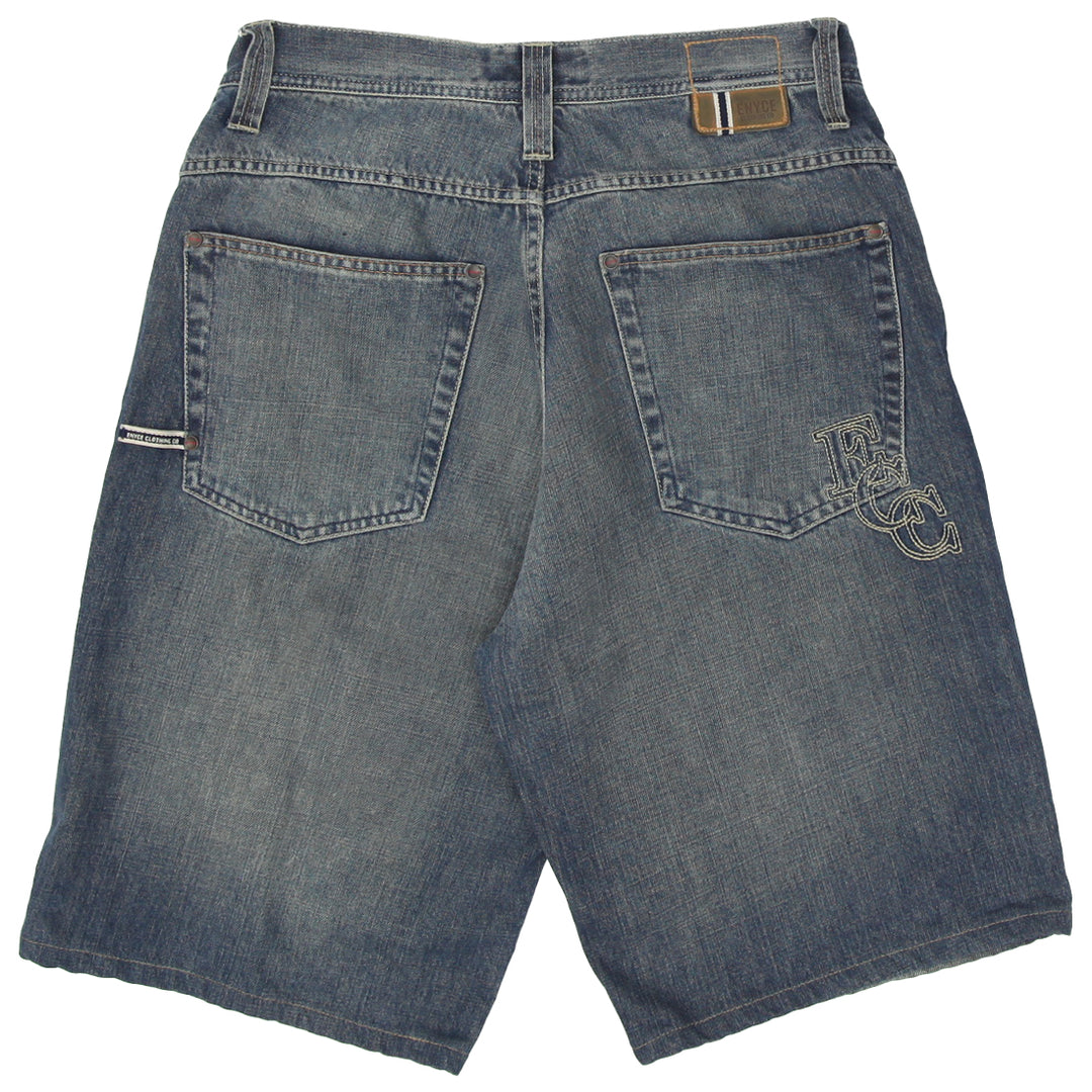 Mens Y2K ENYCE Washed Denim Jorts