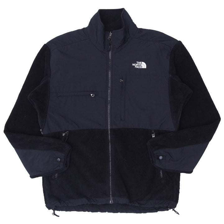 Mens The North Face Embroidered Full Zip Fleece Denali Jacket Black