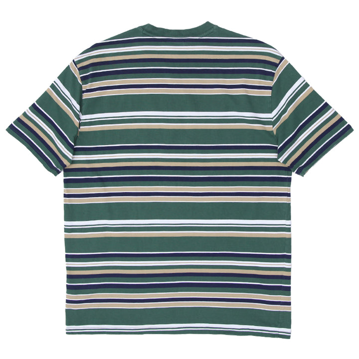 Mens Guess Embroidered Stripe T-Shirt