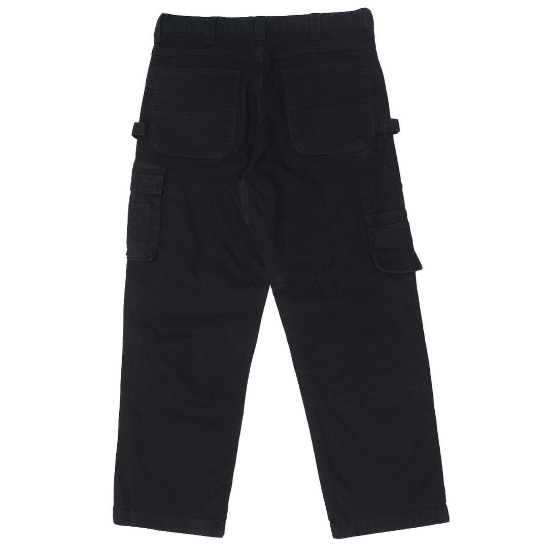 Mens Dakota Black Cargo Carpenter Pants