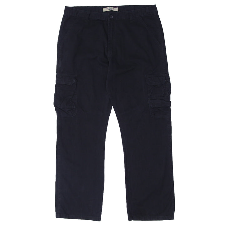 Mens Wrangler Black Cargo Pants