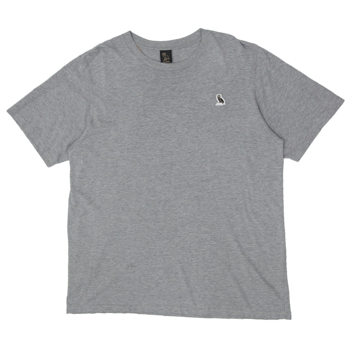 Mens OVO Gray Crewneck T-Shirt