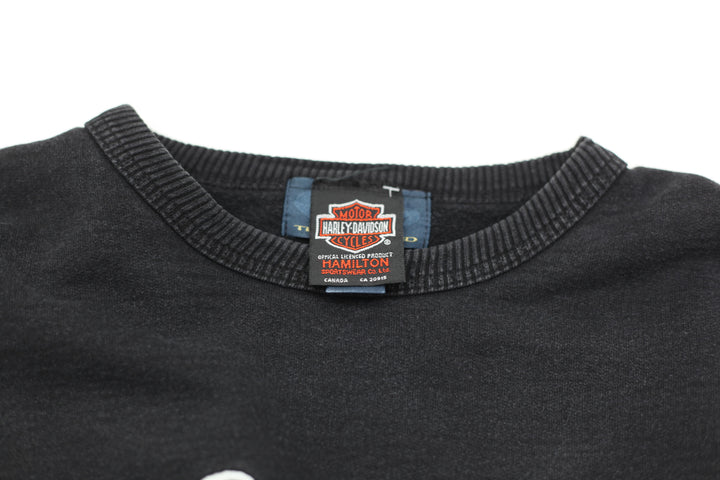 Vintage Non Fiction Harley Davidson Embroidered Sweatshirt