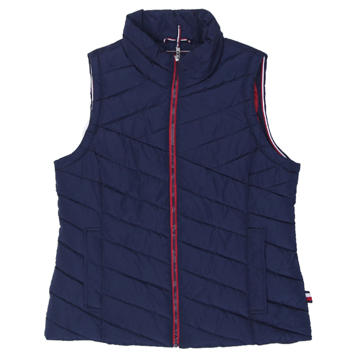 Ladies Tommy Hilfiger Puffer Vest Navy Blue