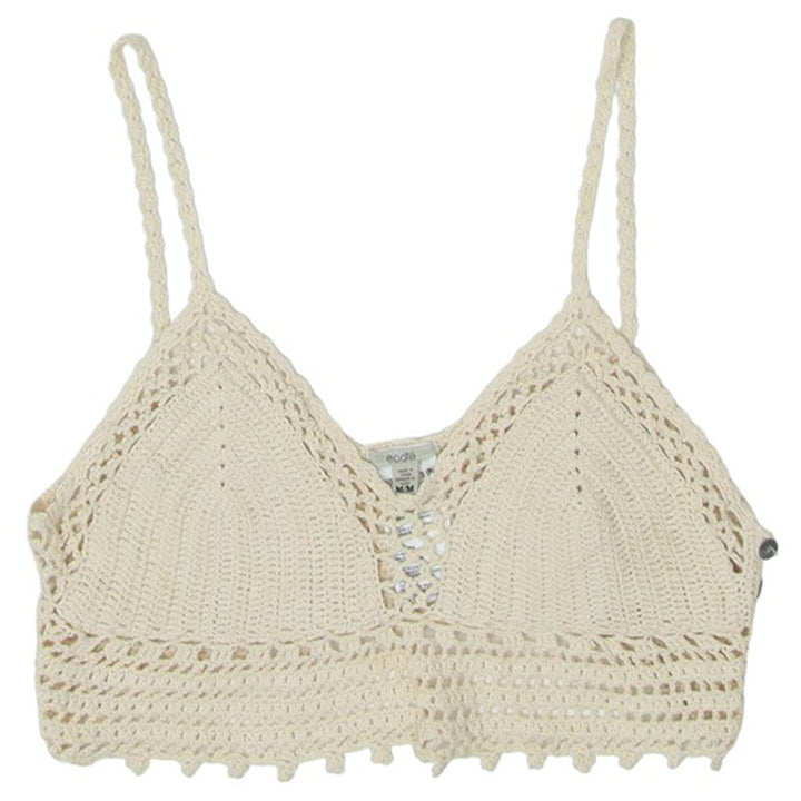 Y2K Crochet Strappy Crop Top