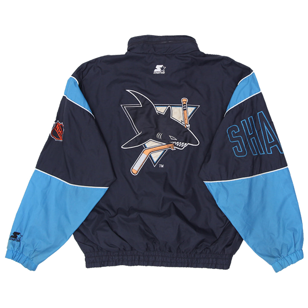 Vintage Starter NHL San Jose Sharks Windbreaker Jacket