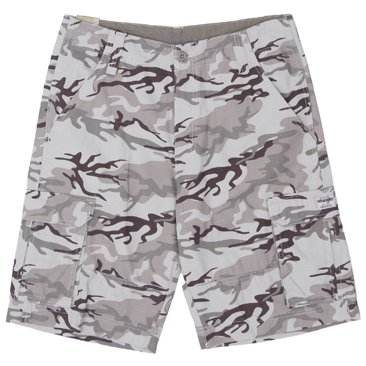 Mens Wrangler Camouflage Cargo Shorts