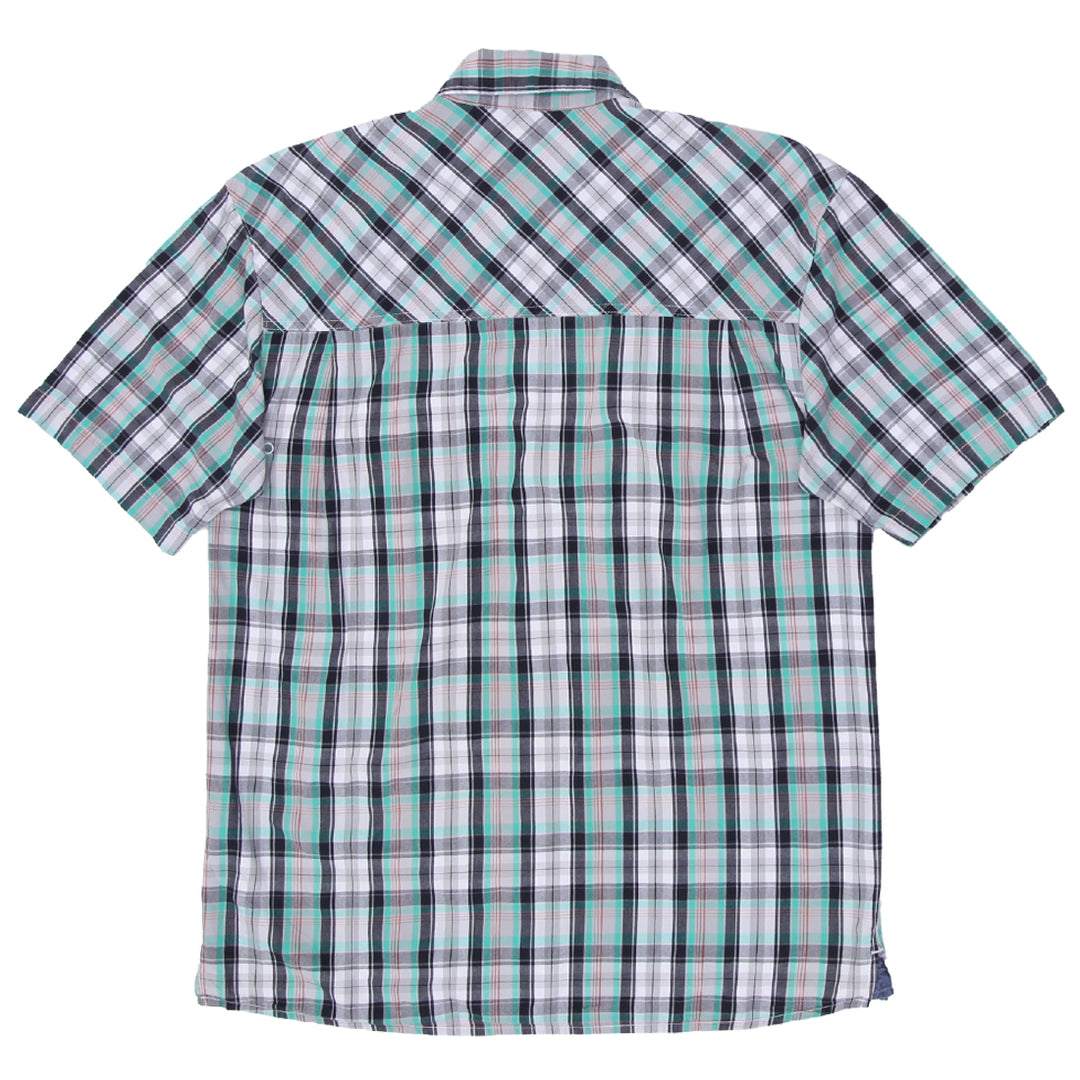 Mens Dickies Checkered Pearl Button Shirt