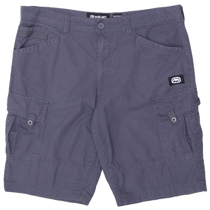 Mens Ecko Unltd Ripstop Cargo Shorts Gray