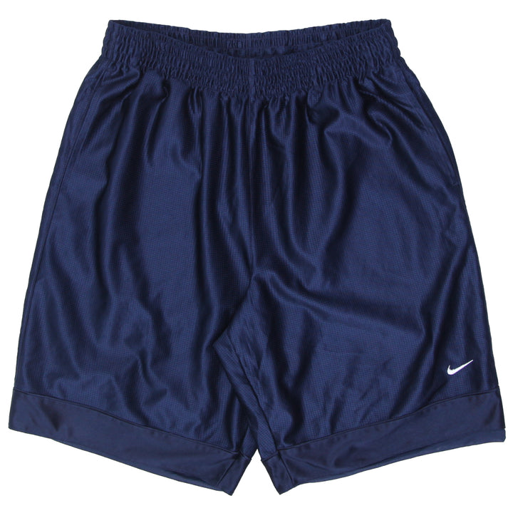 Mens Nike Swoosh Embroidered Navy Basketball Shorts