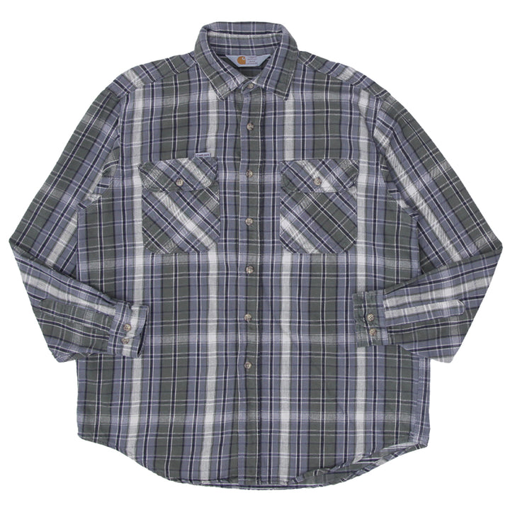 Mens Carhartt Rugged Outdoor Wear Flannel shirt