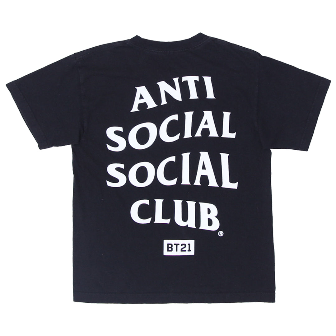 Mens Anti Social Club BT21 Black T-Shirt