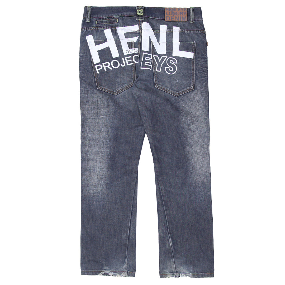 Mens Y2K Henleys Jeans