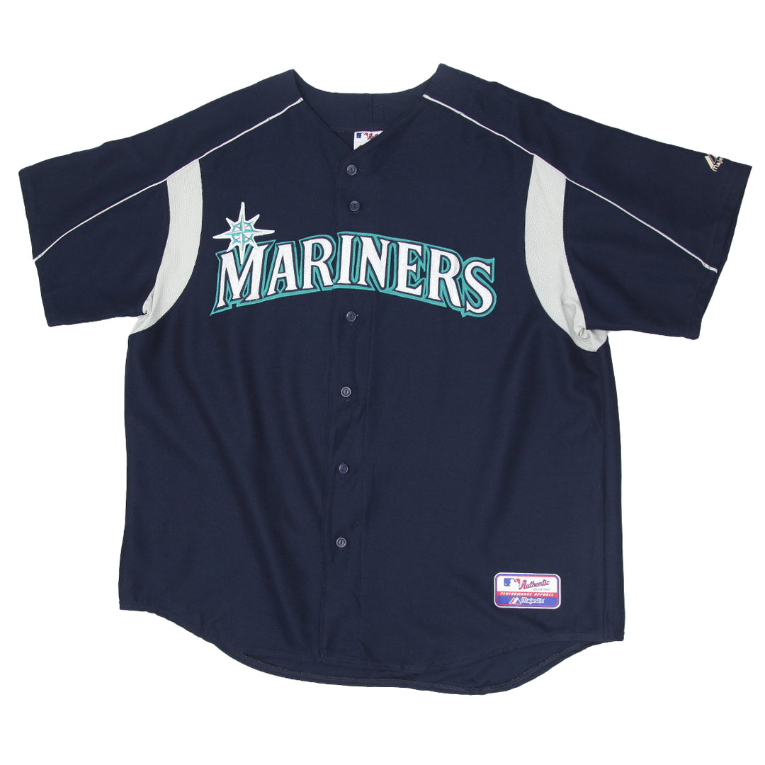 Vintage Majestic Seattle Mariners Baseball Jersey Made In USA