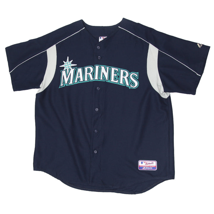 Vintage Majestic Seattle Mariners Baseball Jersey Made In USA