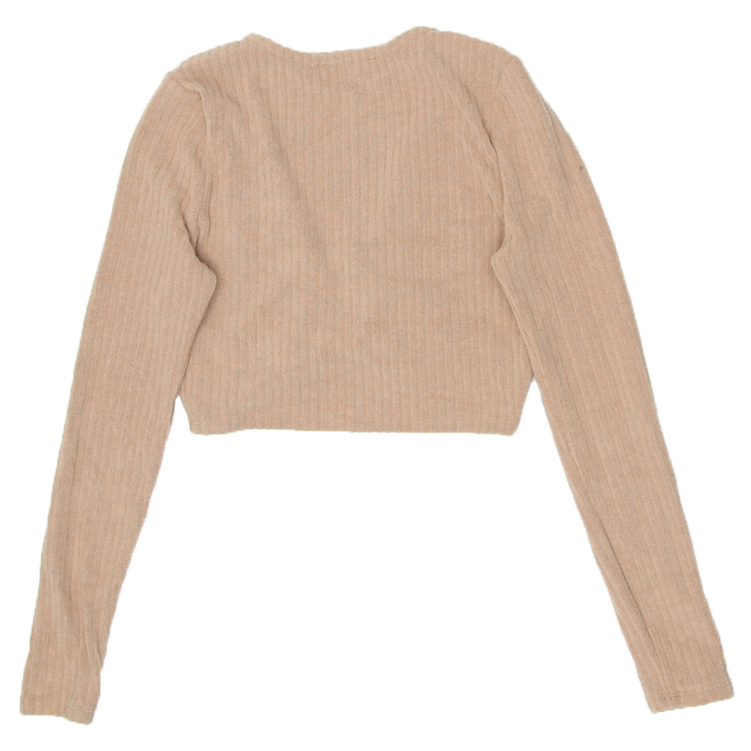 Ladies Victoria + Sophia Long Sleeve Crop Top