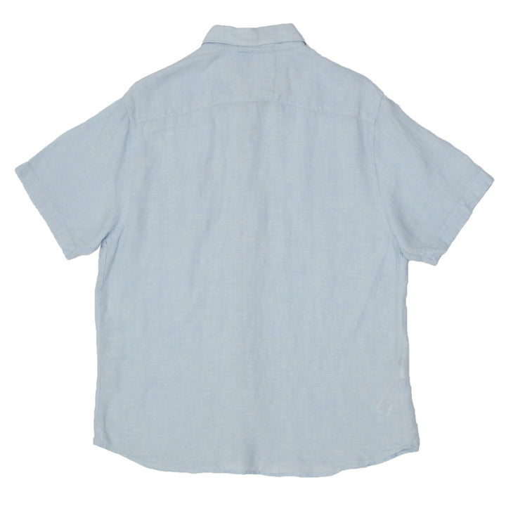 Mens Porter & Ash 100% Linen Short Sleeve Shirt