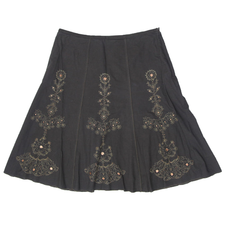 Y2K Liz Claiborne Embroidered Skirt