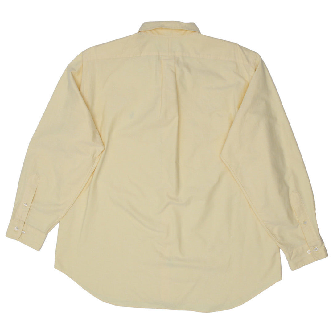 Mens Ralph Lauren Classit Fit Long Sleeve Shirt Yellow