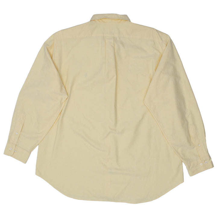 Mens Ralph Lauren Classit Fit Long Sleeve Shirt Yellow