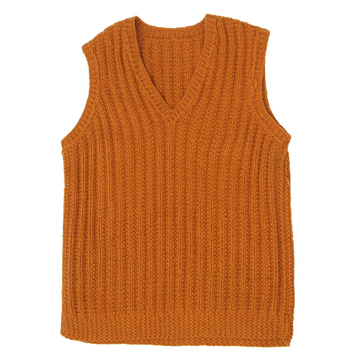 Mens Sleeveless Knitted Sweater