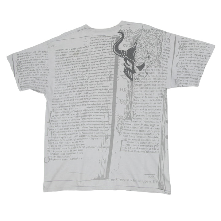 Y2K Mens Warrior International All Over T-Shirt