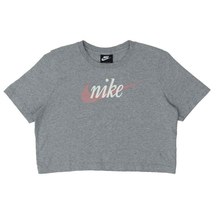 Ladies Nike Printed Crop T-Shirt