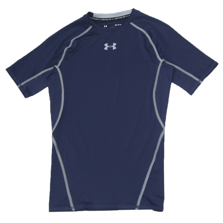 Mens Under Armour Navy Compression T-Shirt